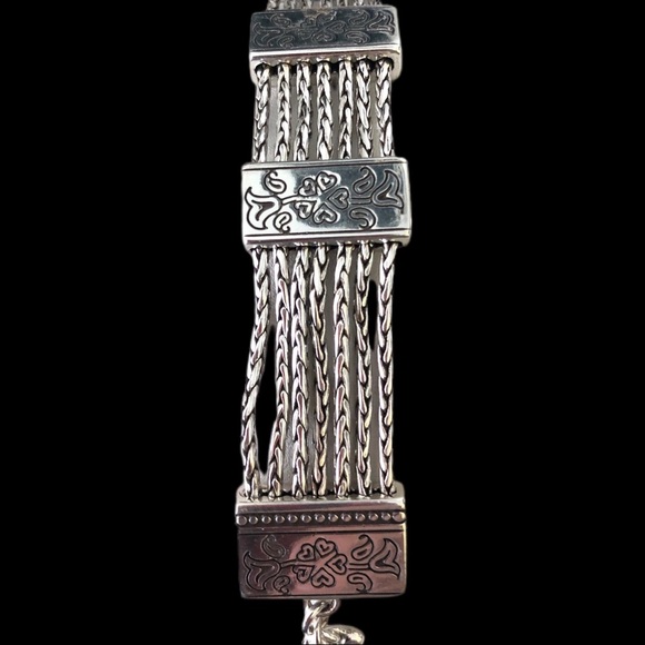 Brighton silver plated bracelet. Brighton French Quarter Multi-Strand Bracelet - Picture 2 of 6